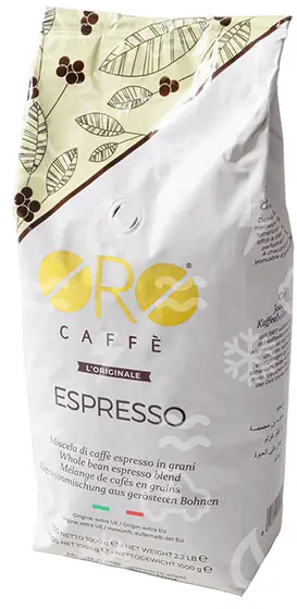 zrnková káva ORO Caffe Espresso bar blend, 1 kg